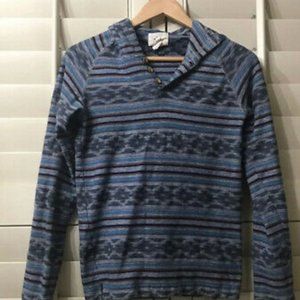 Koto Aztec Print 3-button Hoodie